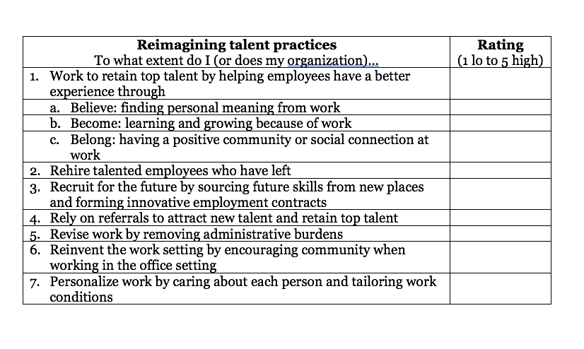 Assessment: Reimagining talent practices