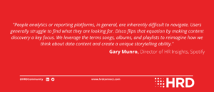 Gary Munro quote on where people analytics platforms fail