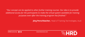 Jörg Perschbacher on further plans for virtual training