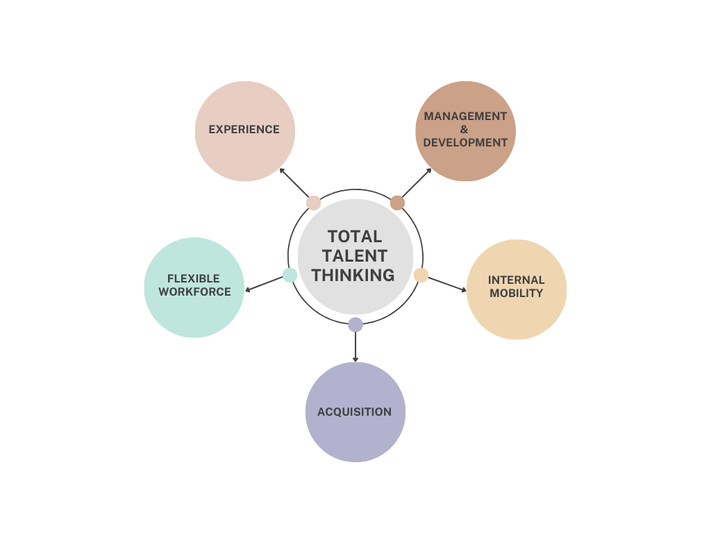 Diagram of the Total Talent Thinking model