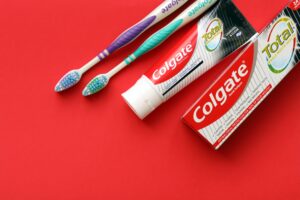 Image of colgate products for article on Colgate's digital L&D