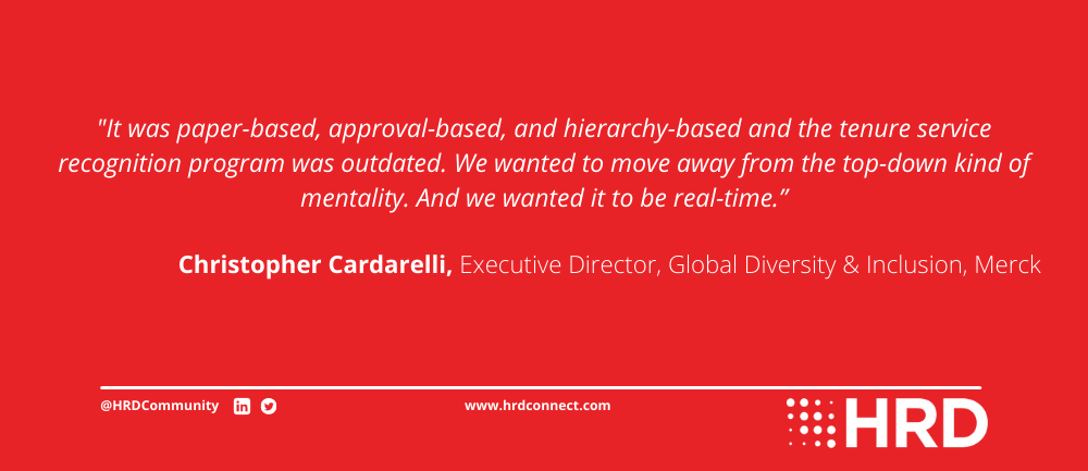 Christopher Cardarelli on Merck's outdated recognition process